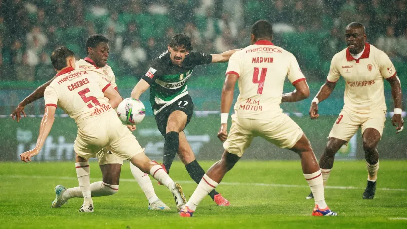 Fransisko Trinkao (Sporting) na meču sa Žil Visenteom